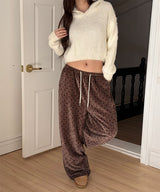 [F/W]Hairy crop hood knit(3color)