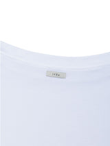 UNBALANCE BUTTON SHOULDER TOP(WHITE)