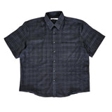 シアーチェックショートスリーブシャツ (2 Colors)