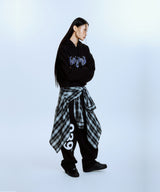 UNDEFEATED CROP HOOD (BLACK)