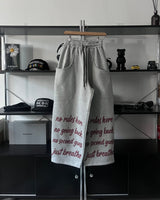 HX lettering parachute sweatpants (3C)