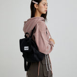 FLAP STRING MINI BACKPACK