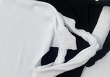 アンバランスストラップオフショルダー半袖Tシャツ