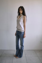 26SS★ TWISTED BOOTS CUT DENIM JEANS