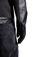 EX LEATHER JACKET BLACK