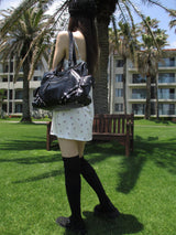 glossy stud 2way bag