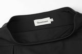 Athletic slit skirt - black