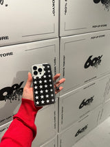 [BLACK] WHITE STARRR Jell Hard Case / TREEFORFIVE345