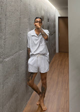 Waffle Collar T-Shirt 3COLOR
