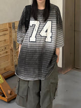 ダーティー74ストライプTシャツ