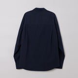 ウォッシュドコットンシャツ DEEP NAVY