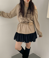 ユトワンオフショルダー Tシャツ