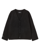24FW Vネックソリッドカーディガン ブラック