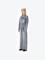 13DE MARZO Bear Denim Jumpsuit Blue