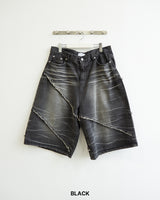 Slash Bermuda Denim Pants
