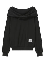 SIOR FAKE HOOD OFF SHOULDER MTM (3COLOR)