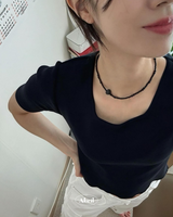 [Matt] Heart Dot Necklace