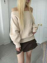 Cozy Off-Shoulder Knit