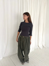 Vintage washing pocket pants(2c)