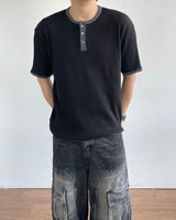 モルトリンガーワッフルショートスリーブTシャツ