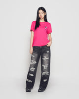 25FW WOMAN FUZZY BEAR SHORT SLEEVE T-SHIRT
