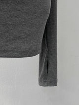 リカシャーリングVネックプリンティングTシャツ