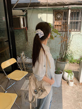 ストライプヘアシュシュ (3color)