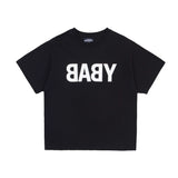 ベイビーロゴハーフTシャツ BLACK
