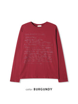 No.1365 NレタリングTシャツ (4color)