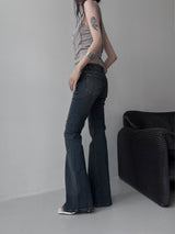 dust low-rise bootcut denim