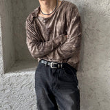 [UNISEX] グランジダイイングスナップスリーブ (2color)