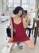 LAZY DOT MINI DRESS