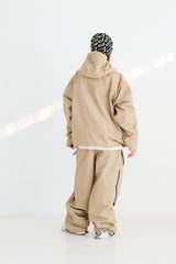 MOUNTAIN 3L SEAM SEALING WIDE VENTILATION PANTS BEIGE