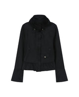 ラッフル2WAYジップアップ - Black
