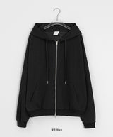 [unisex] オキア ツーウェイ フード ジップアップ