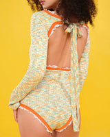 Long sleeve knitted bodysuit - LÚM BODYSUIT