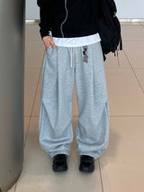 Cude Pintuck Hapfog Sweatpants 5C