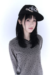 スタームードルーズフィットフードTシャツ (2color)