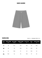 BTB : BERMUDA STRIPE SHORTS