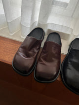 ASCLO Handmade Leather Deep Mules (2color)