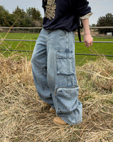 Denver Multi Cargo Denim Pants