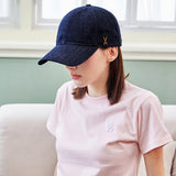 VA Stud Non Washing Denim Ball Cap / Indigo