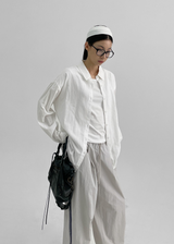 [MADE] Bester Loose Fit Striped Shirt