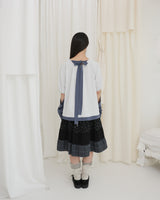 STARRY PENDANT BACK RIBBON TOP