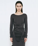 2WAY DRAPE LONG SLEEVE 