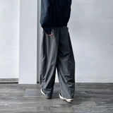 Sheen Nylon Wide Pants
