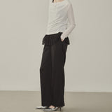 Melrose Satin Basic Pants