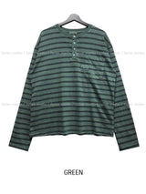 ラブピグメントヘンリーネック長袖Tシャツ