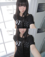 Yael Studded One-Shoulder T-Shirt
