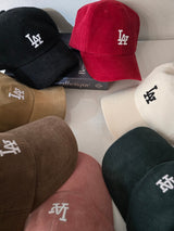 LMN Ever LA Embroidery Corduroy Ball Cap (6 colors)